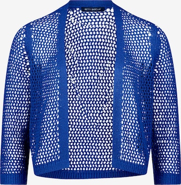 Betty Barclay Gebreid vest in Blauw: voorkant