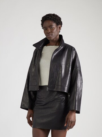 Geacă de primăvară-toamnă 'ELSTOW_1' de la DRYKORN pe negru: față