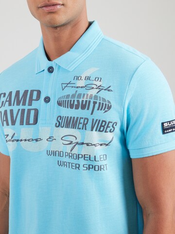 CAMP DAVID - Camiseta en azul