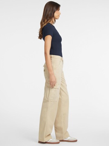 GUESS Wide leg Cargo Pants in Beige