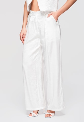 Pantalon à pince Ombre en blanc