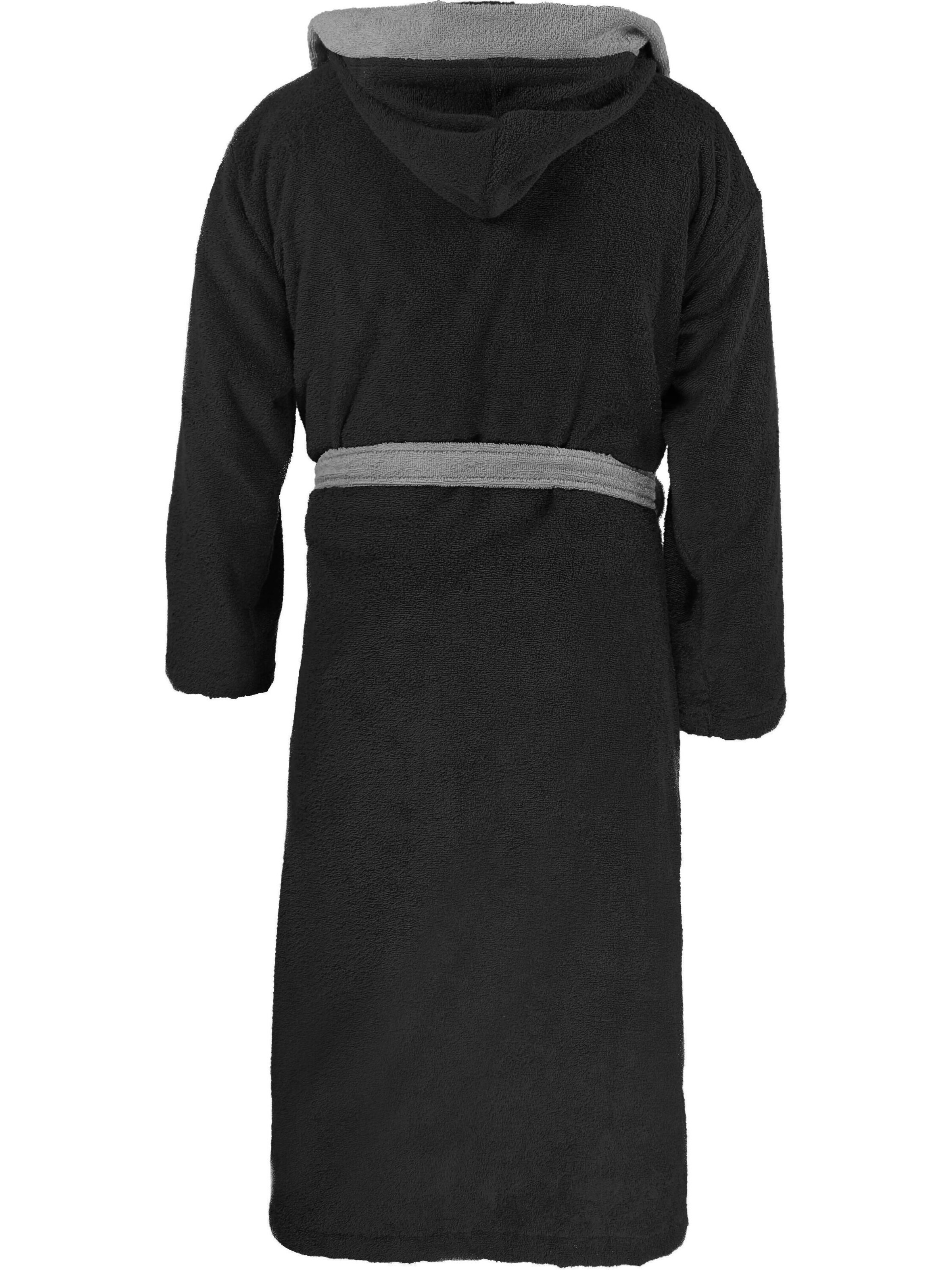 Peignoir long normani en noir