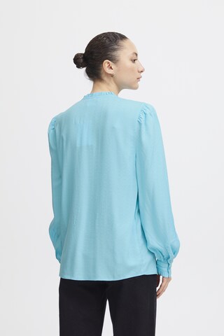 ICHI - Blusa 'Gemano' en azul