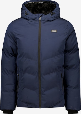 Deeluxe Winterjas 'INTEREST' in Blauw: voorkant