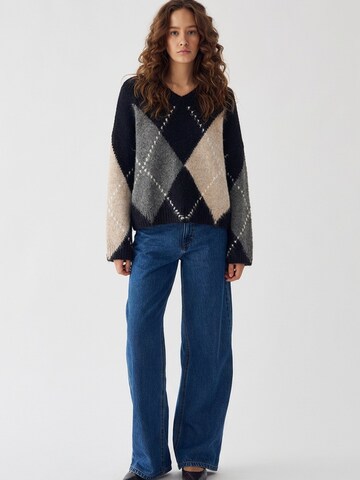 Pull-over ' Lai ' Noella en bleu