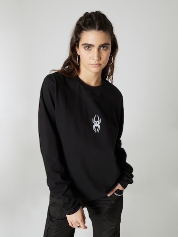 About You x Nils Kuesel Shirt 'Nikita' in Black: front