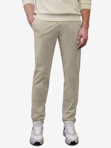 Marc O'Polo Slimfit Chino 'Osby' in Grijs: voorkant