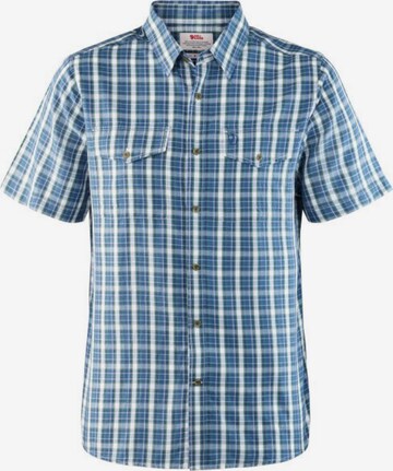 Fjällräven Button Up Shirt in Blue: front