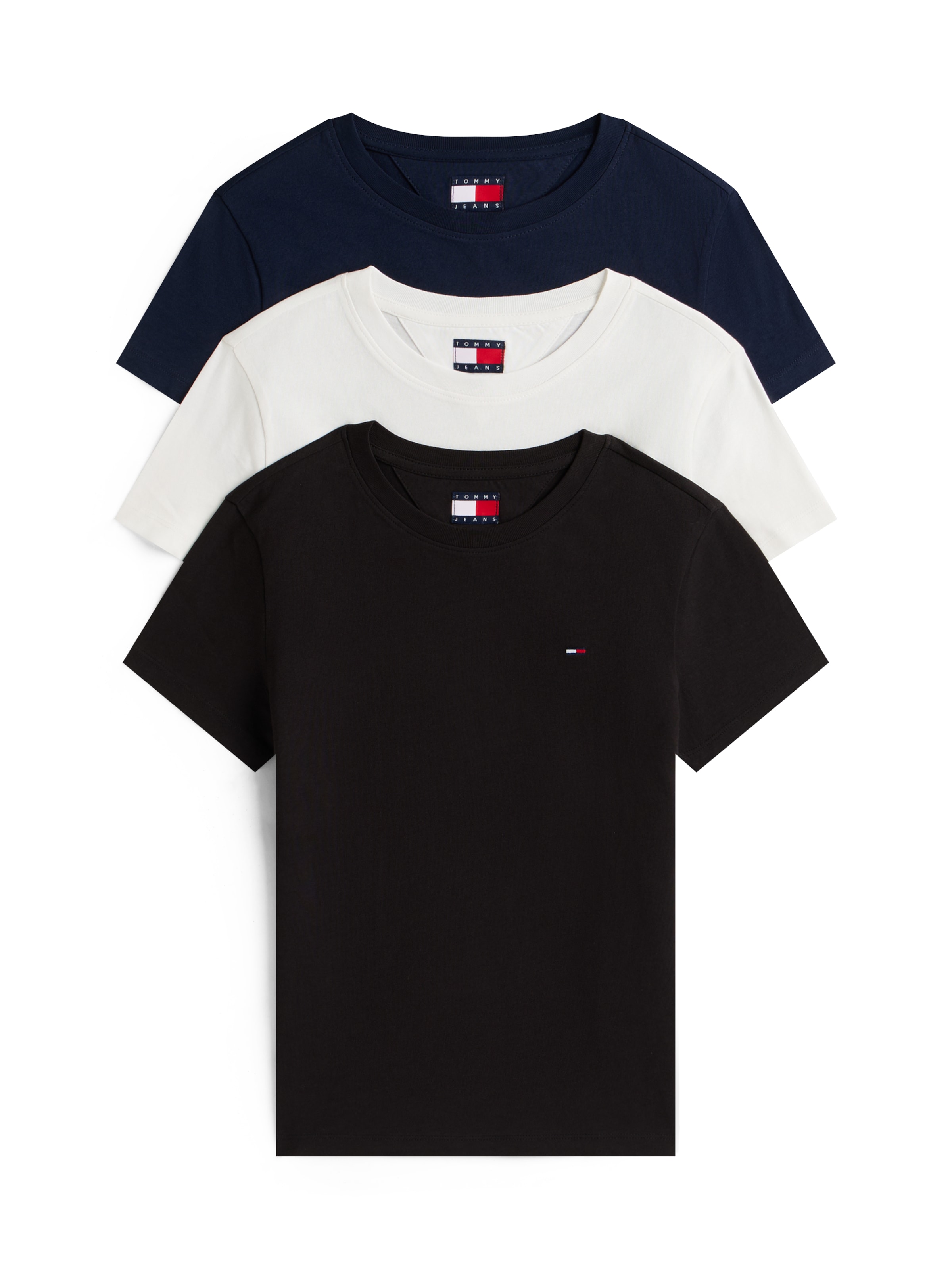 Tommy Jeans Tričko – modrá: přední strana