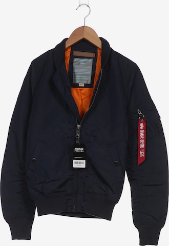 ALPHA INDUSTRIES Jacke S in Blau: predná strana