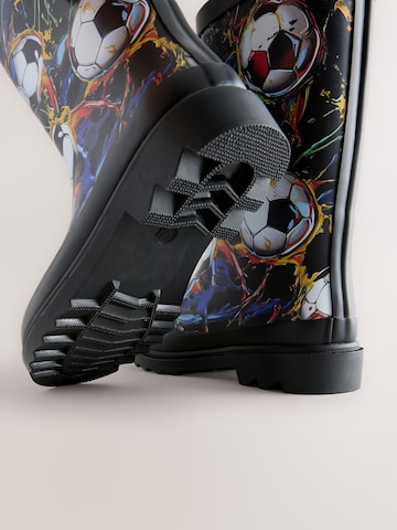 melns Next Gumijas zābaki