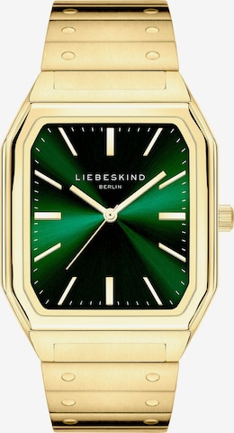 Montre à affichage analogique Liebeskind Berlin en or : devant