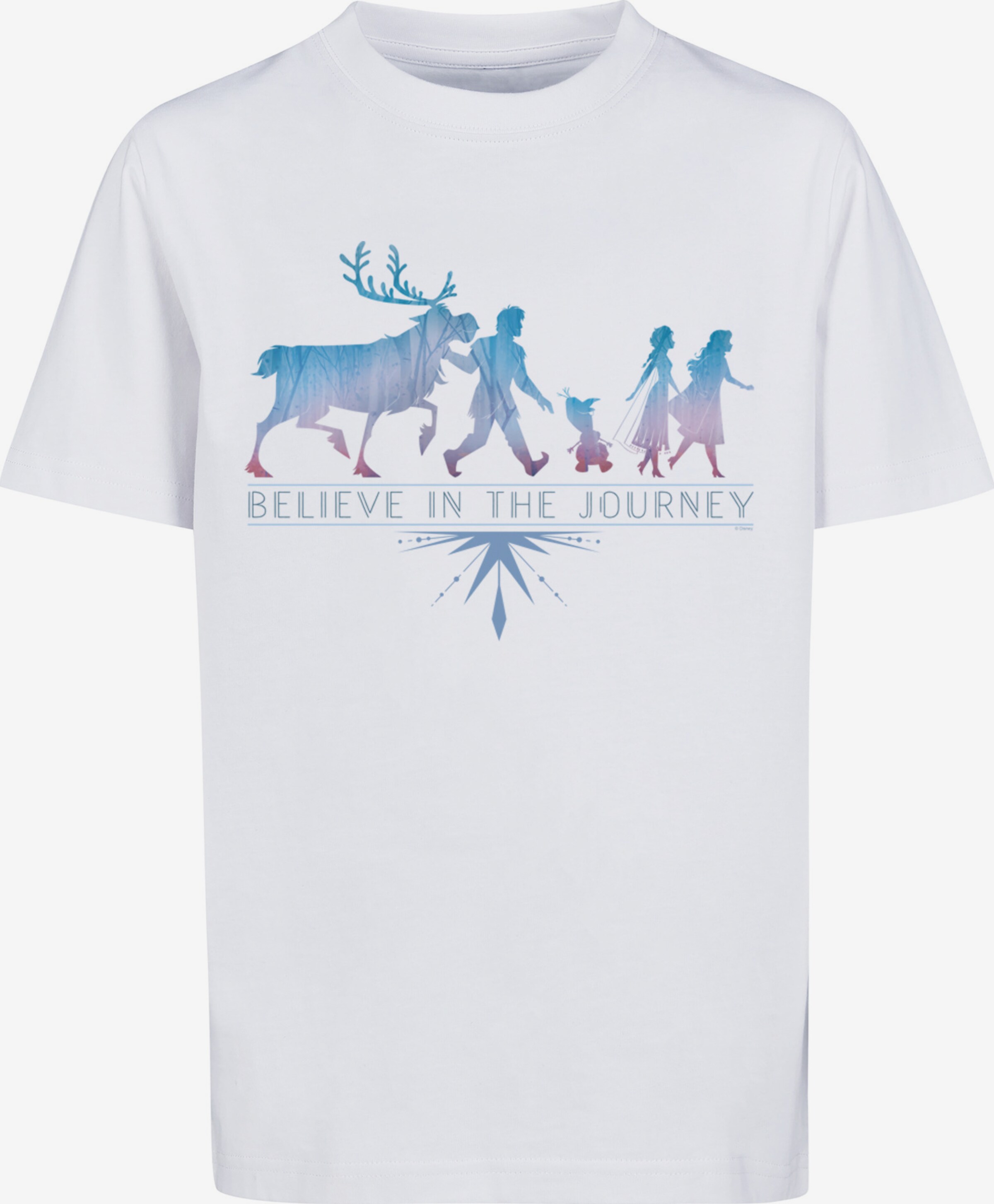 F4NT4STIC T-Shirt 'Disney Frozen 2 Believe In The Journey' in Weiß | ABOUT  YOU