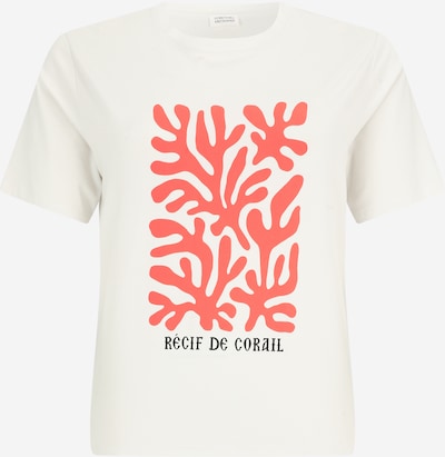 Guido Maria Kretschmer Curvy Majica 'Cora' u ciglasto crvena / crna / prljavo bijela, Pregled proizvoda