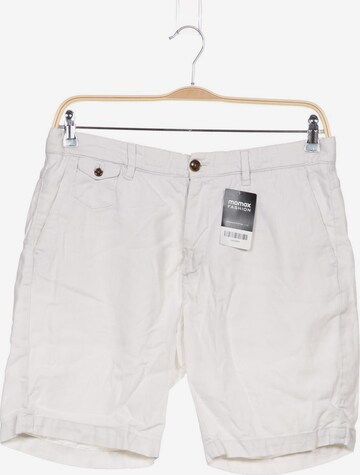 MANGO MAN Shorts in 29-30 in White: front