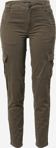 Skinny Pantalon cargo GUESS en vert : devant