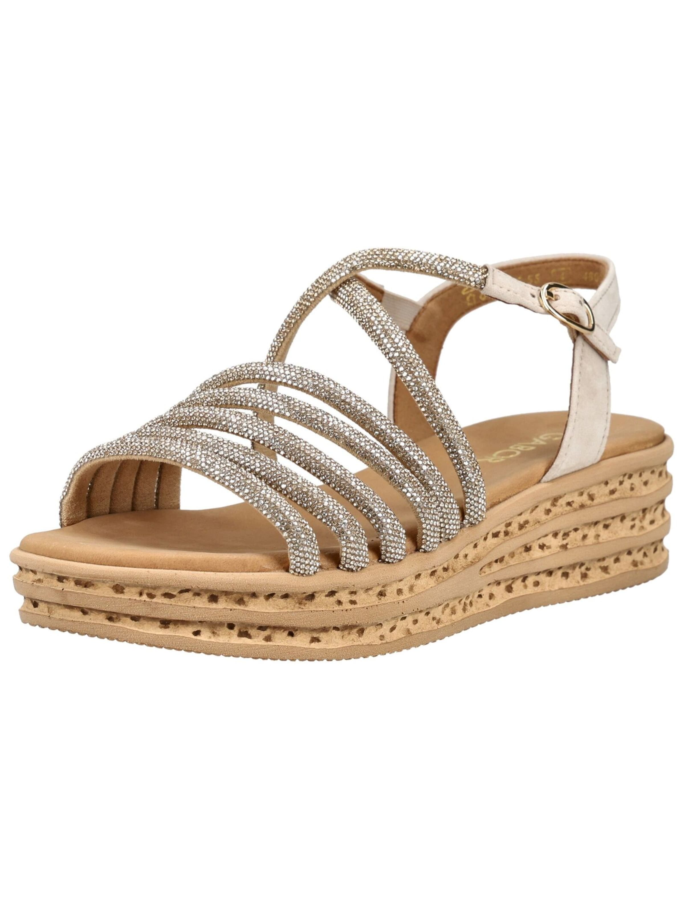 Sandales GABOR en beige : devant