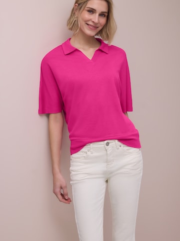 STREET ONE Shirt in Roze: voorkant