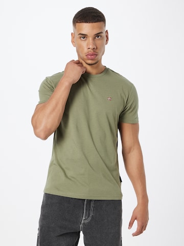NAPAPIJRI Regular fit Shirt 'SALIS' in Green: front