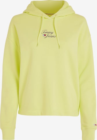 Tommy Jeans Sweatshirt in Yellow: front