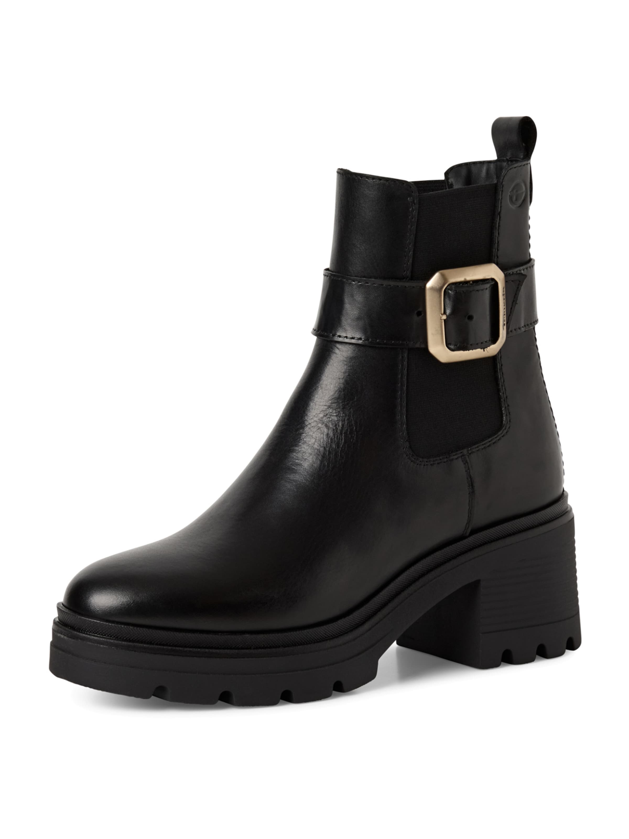 Tamaris Chelsea Boots in Schwarz: Vorderseite