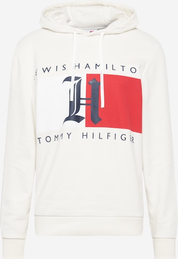 TOMMY HILFIGER Sweatshirt 'Lewis Hamilton' in nachtblau / rot / weiß, Produktansicht
