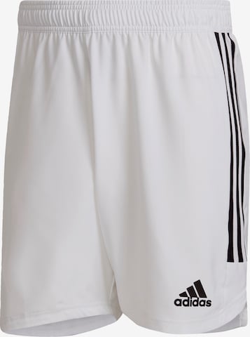 ADIDAS SPORTSWEAR Workout Pants 'Condivo 22' in White: front