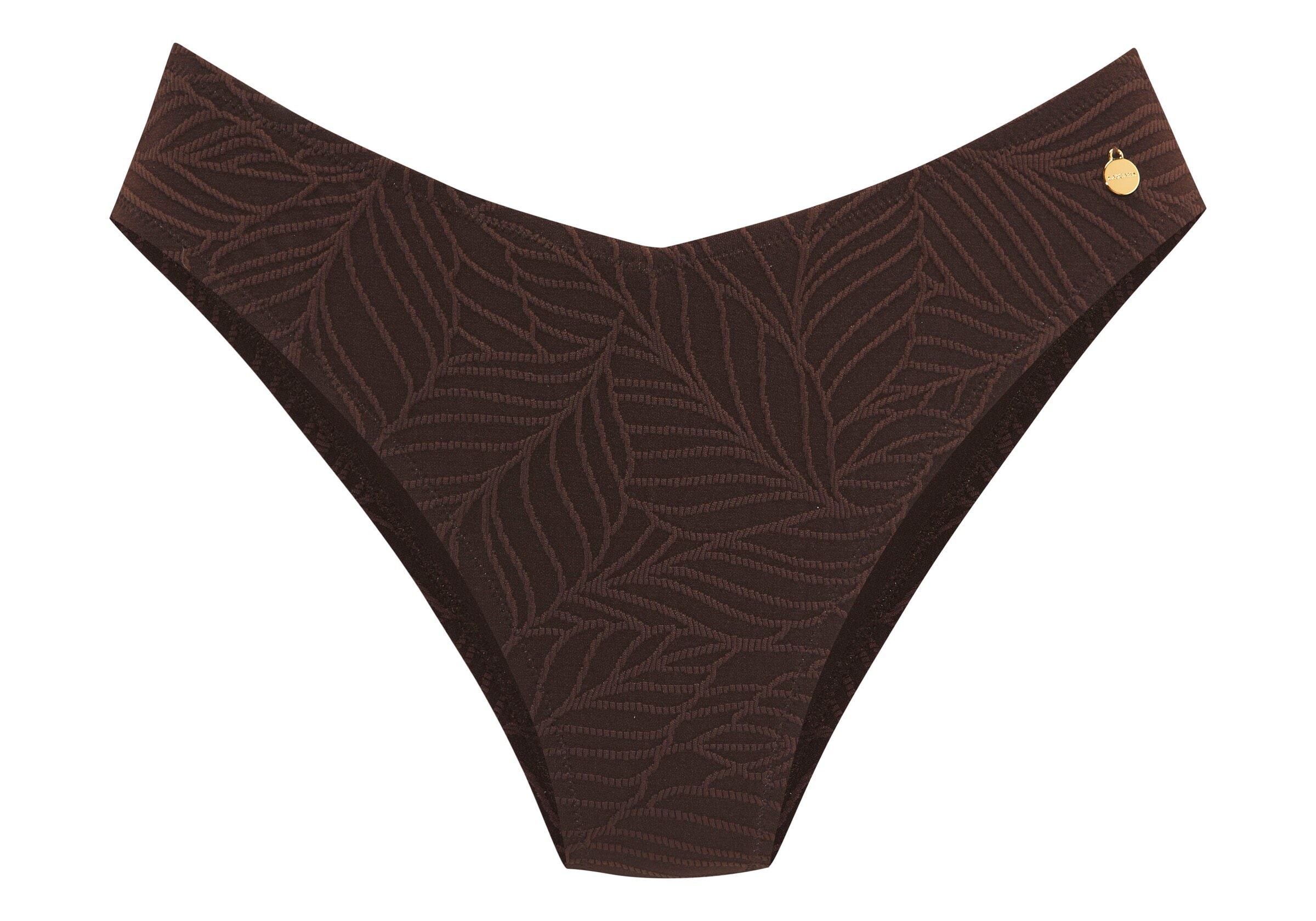 LASCANA - Braga de bikini en marrón: frente