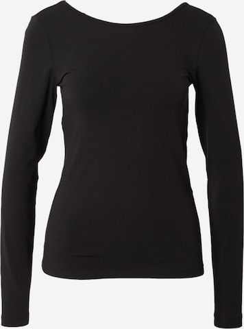 MSCH COPENHAGEN Μπλουζάκι 'Damaris' σε μαύρο: μπροστά
