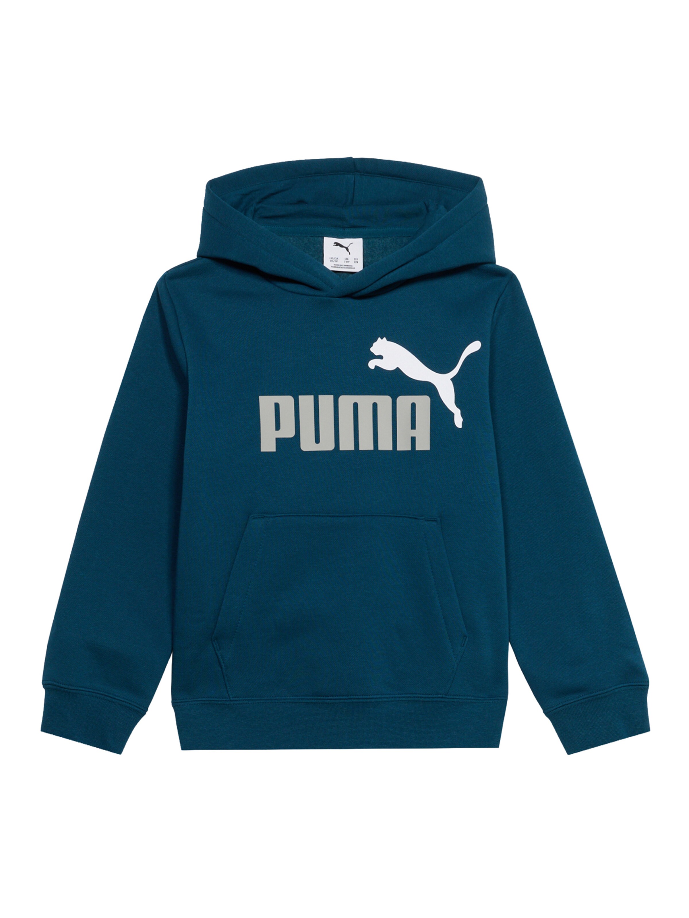PUMA Μπλούζα φούτερ 'Ess 2 No. 1' σε πράσινο: μπροστά