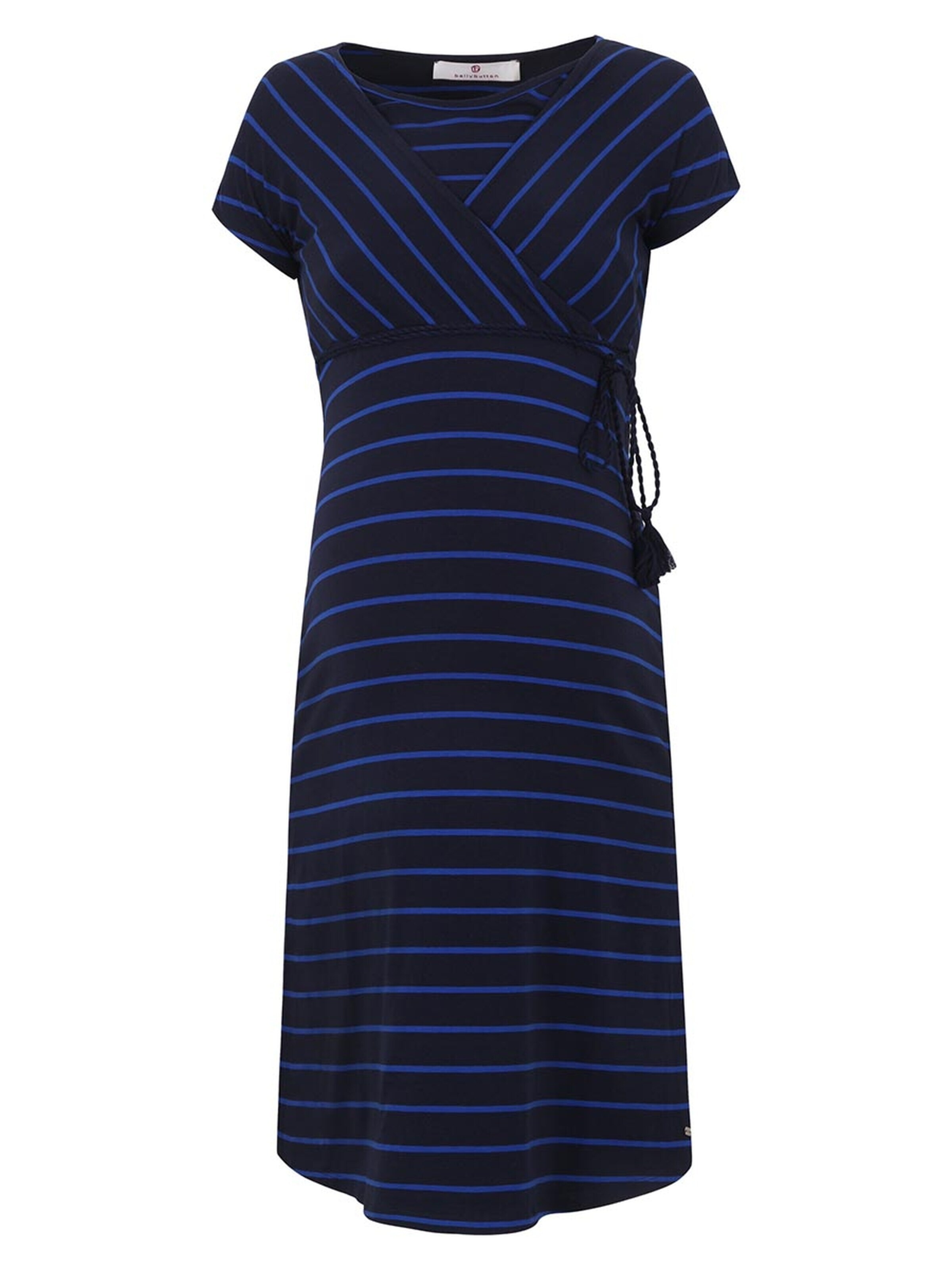 BELLYBUTTON Dress 'Kleid kurzärmlig mit Stillfunktion' in Blue: front