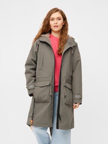 Derbe Funktionsjacke 'Phoebholm Dog' in Braun: Vorderseite