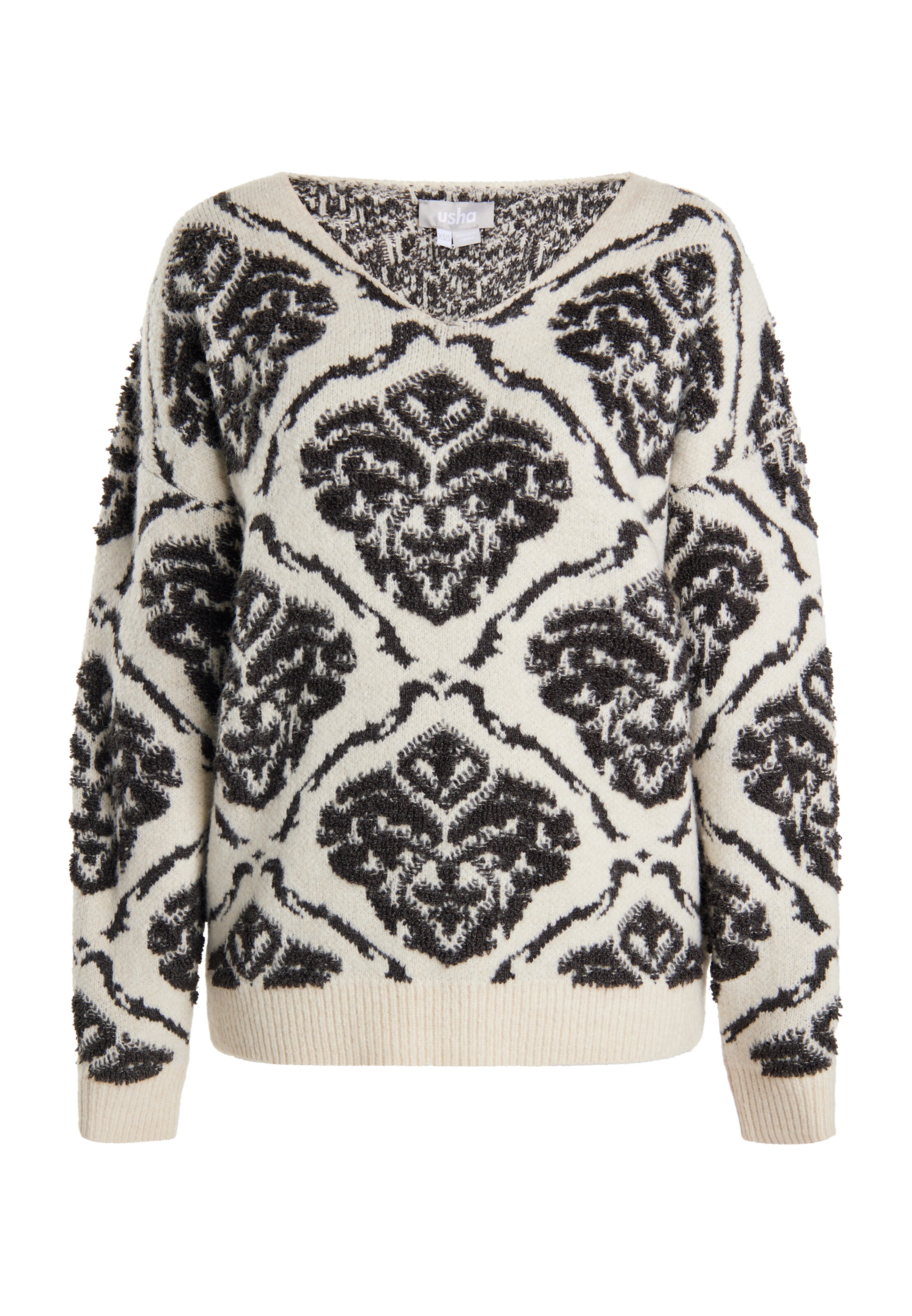 Usha Trui 'Sivene' in Beige: voorkant