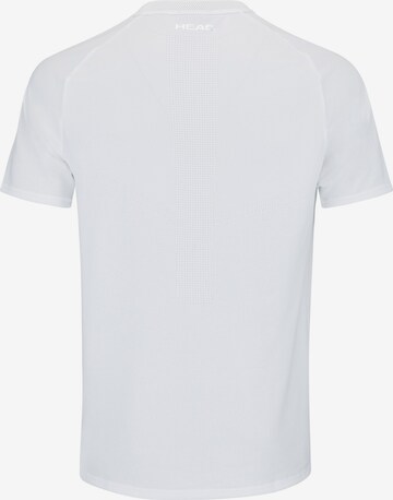 HEAD Λειτουργικό μπλουζάκι 'Performance' σε λευκό
