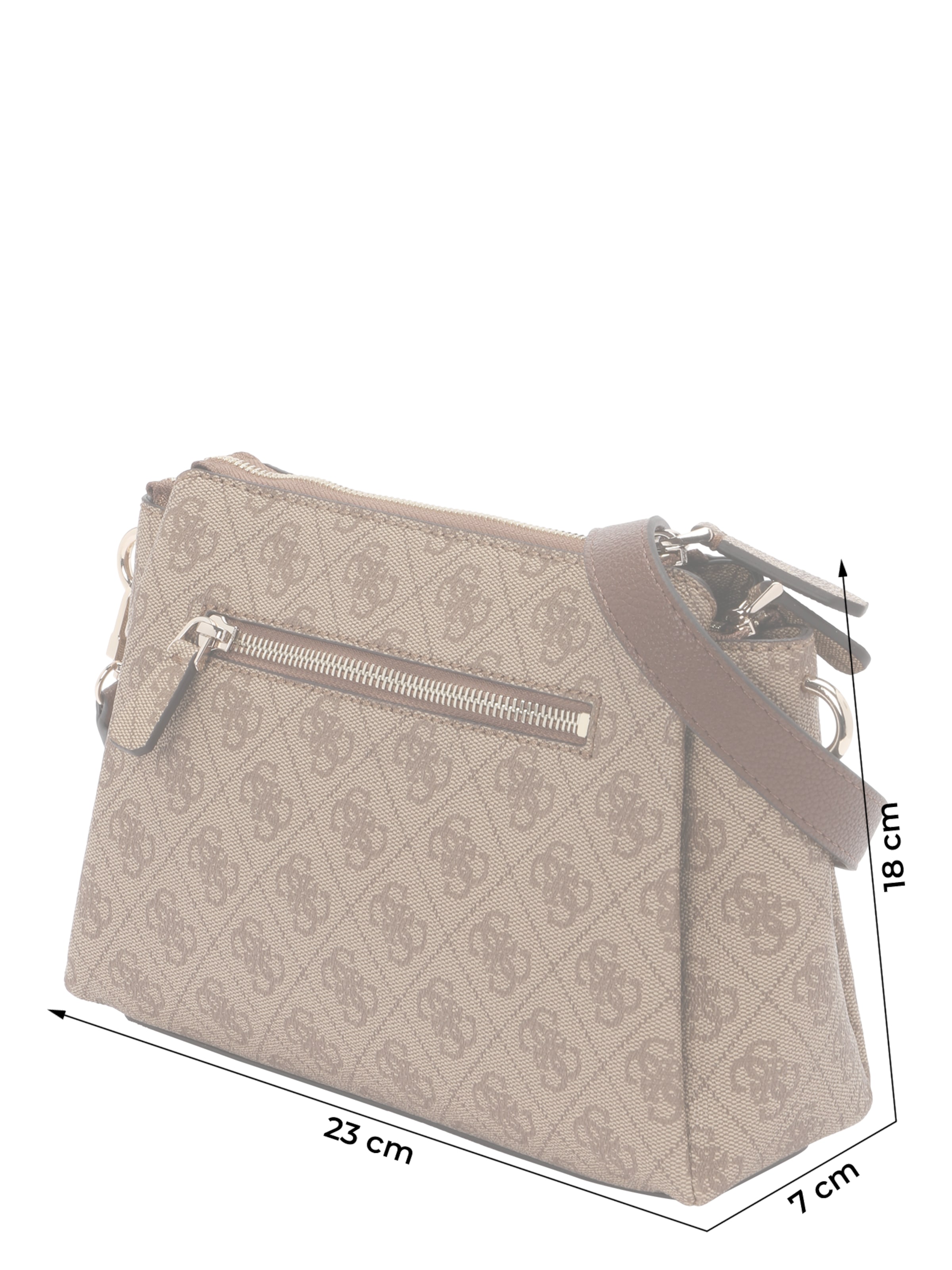 Sac à bandoulière 'NOELLE II TRI COMP CROSSBODY' GUESS en marron