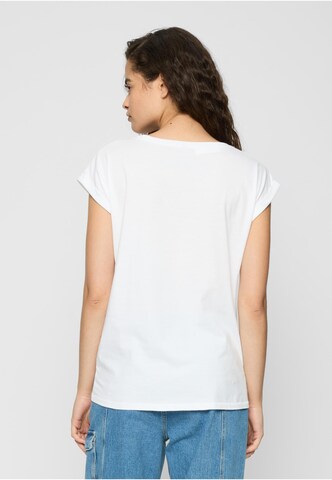 Merchcode - Camiseta 'Flower Bomb' en blanco