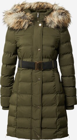 Manteau d’hiver Warehouse en vert : devant