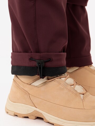 VAUDE Regular Outdoorbroek 'Elope' in Bruin