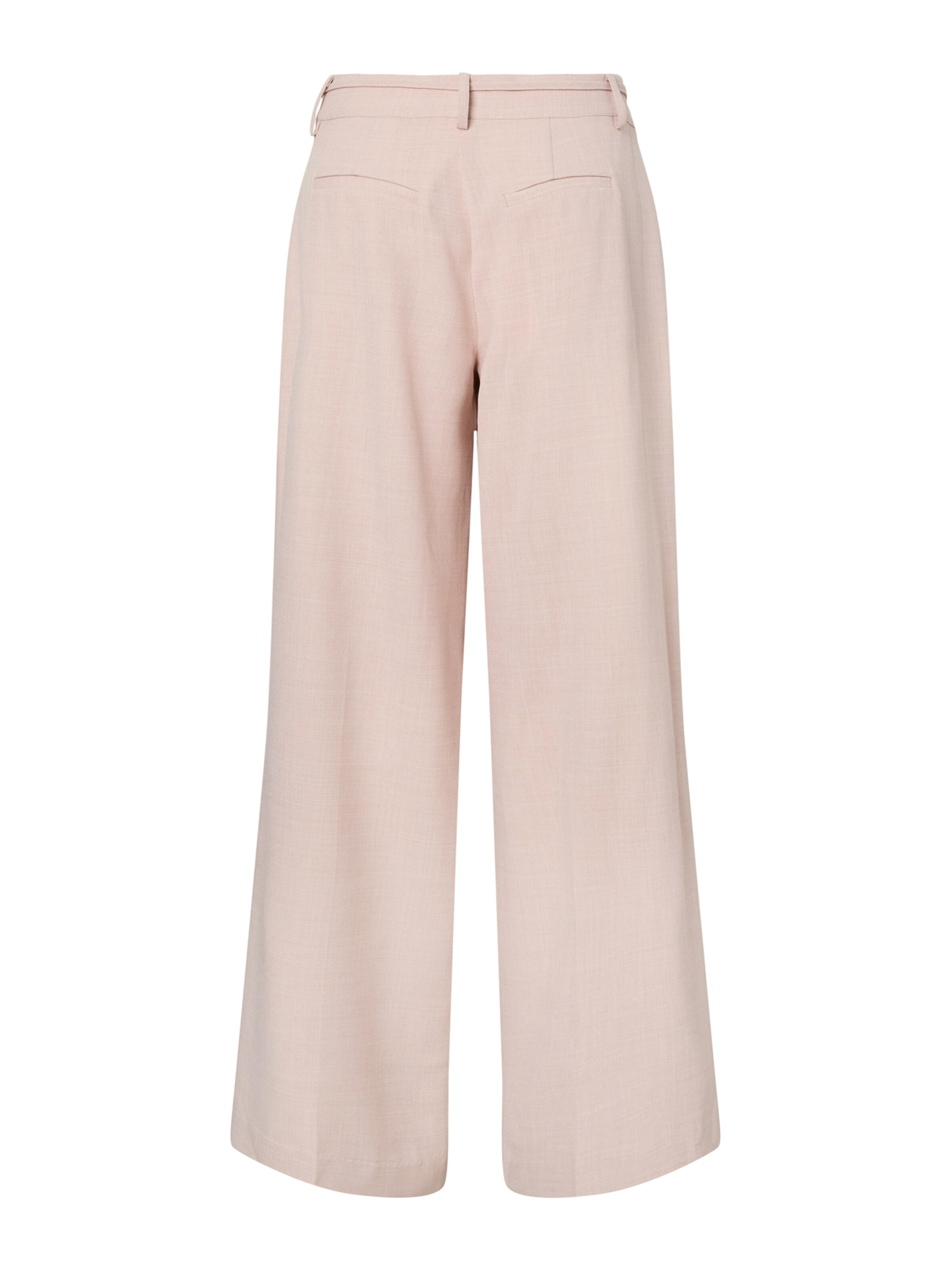 YAS Široke hlačnice Hlače z naborki 'YASMIMI' | roza barva