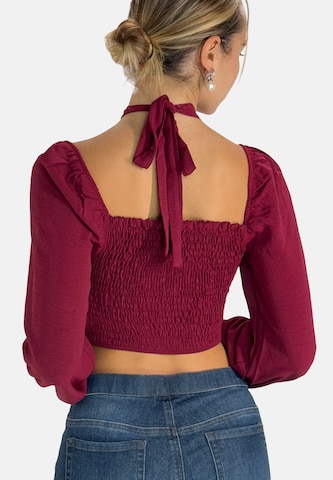 Elara Bluse i rød