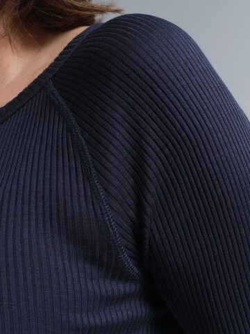 Seamless Basic Trui in Blauw