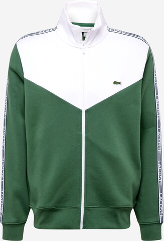 LACOSTE Sweatjacke in Grün: predná strana