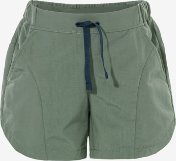 VAUDE Regular Outdoor trousers 'Detective' in Green: front