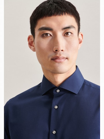 SEIDENSTICKER Slim fit Business Shirt in Blue