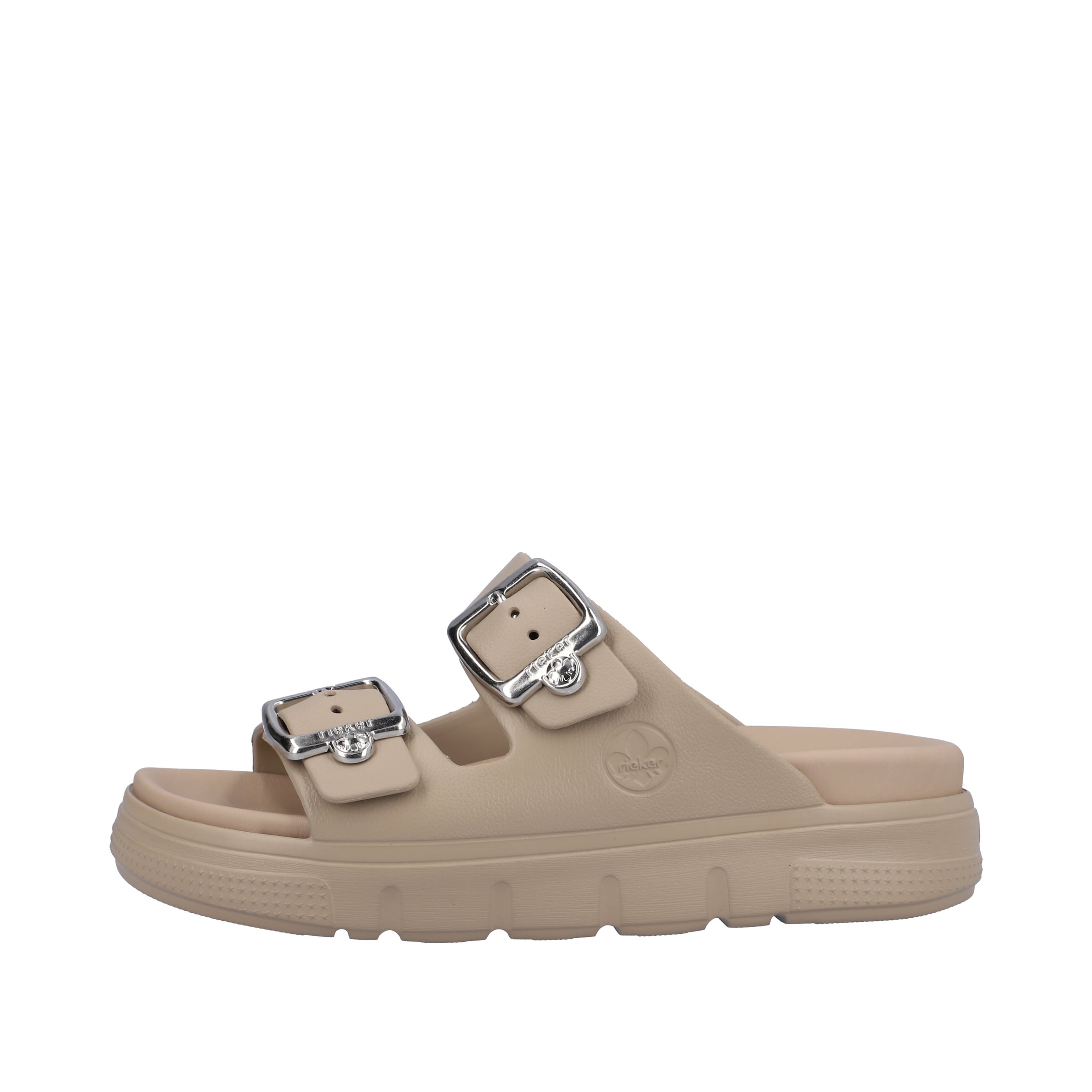Rieker Pantolette in Beige: Vorderseite