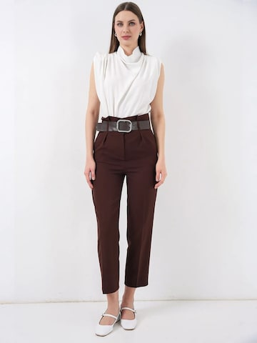 regular Pantaloni con pieghe 'Hose' di Bigdart in marrone