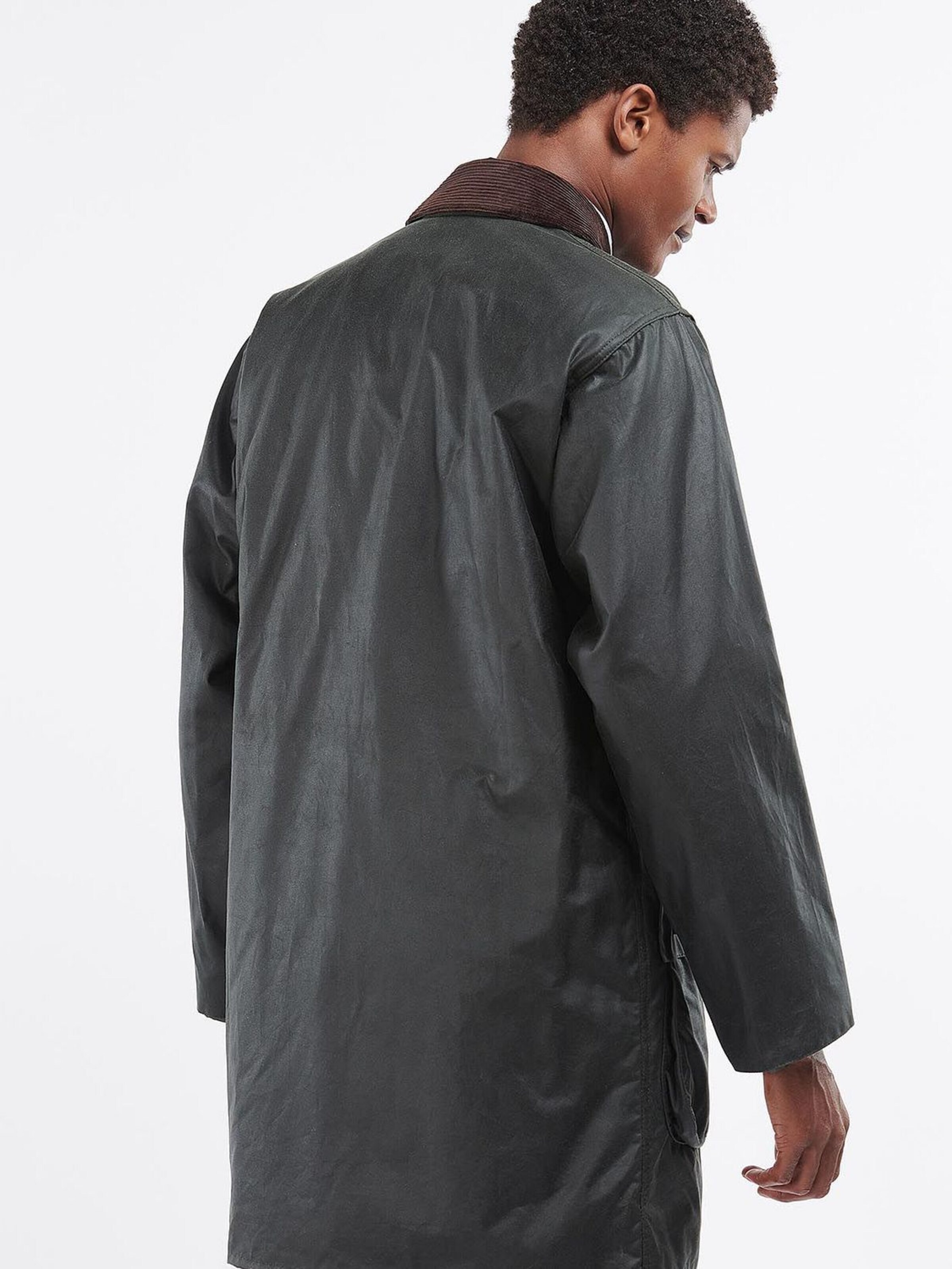 Barbour Winterjas 'Border' in Groen