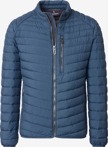 CASAMODA Between-Season Jacket 'Basic' in Blue: front