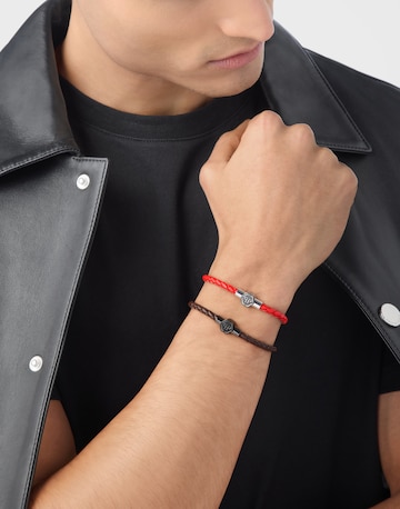 Philipp Plein Jewellery Bracelet 'Plein Tag' in Red: front
