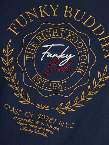 Funky Buddha Mikina – modrá